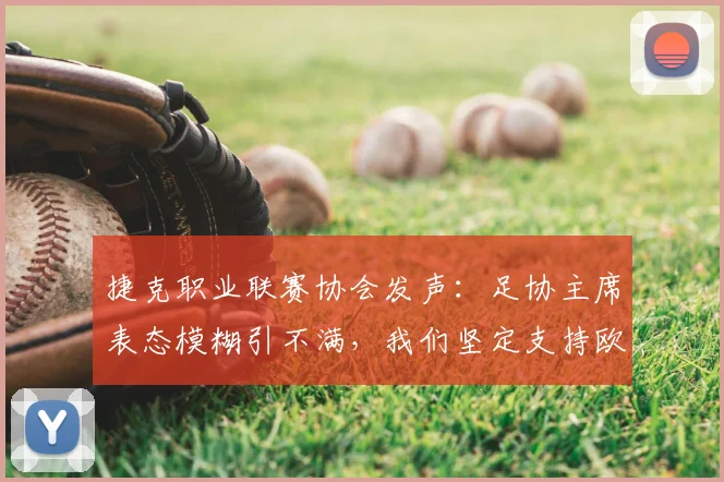 捷克职业联赛协会发声:足协主席表态模糊引不满,我们坚定支持欧足联,剖析捷克足球界2026年立场
