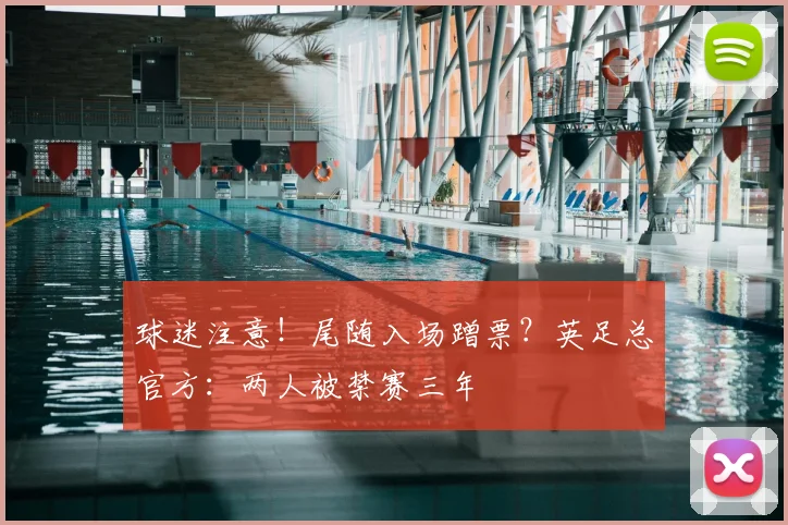 球迷注意!尾随入场蹭票?英足总官方:两人被禁赛三年