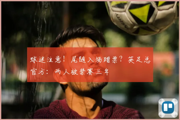 球迷注意！尾随入场蹭票？英足总官方：两人被禁赛三年