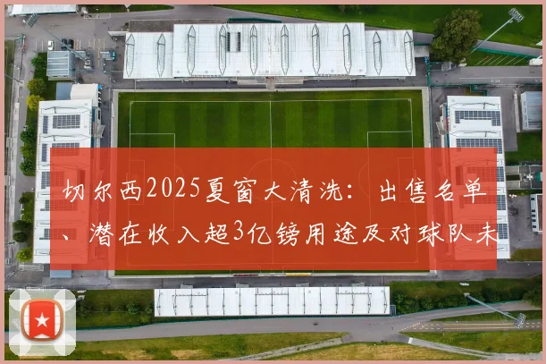 切尔西2025夏窗大清洗：出售名单、潜在收入超3亿镑用途及对球队未来影响全解析